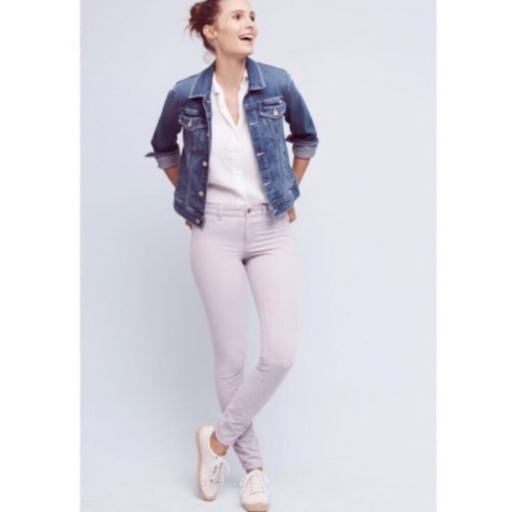 Anthropologie Pilcro and the Letterpress Serif purple corduroy pants‎ 28 petite